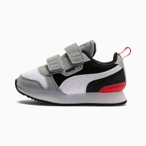 Puma R78 Boys' Sneakers Brown / White / Black | PM265NHQ